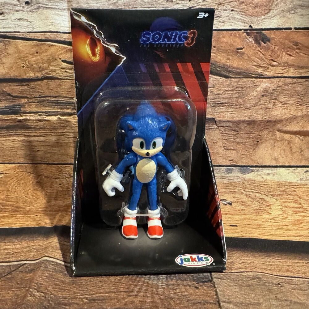 Sonic the Hedgehog 3 Movie 2.5" Action Figure Sonic Jakks Pacific New Boxed